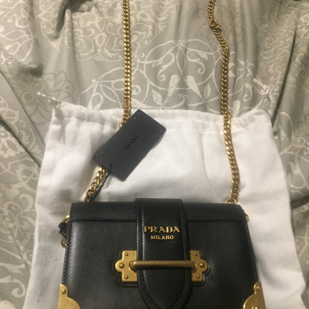 Prada Cahier Shoulder Bag